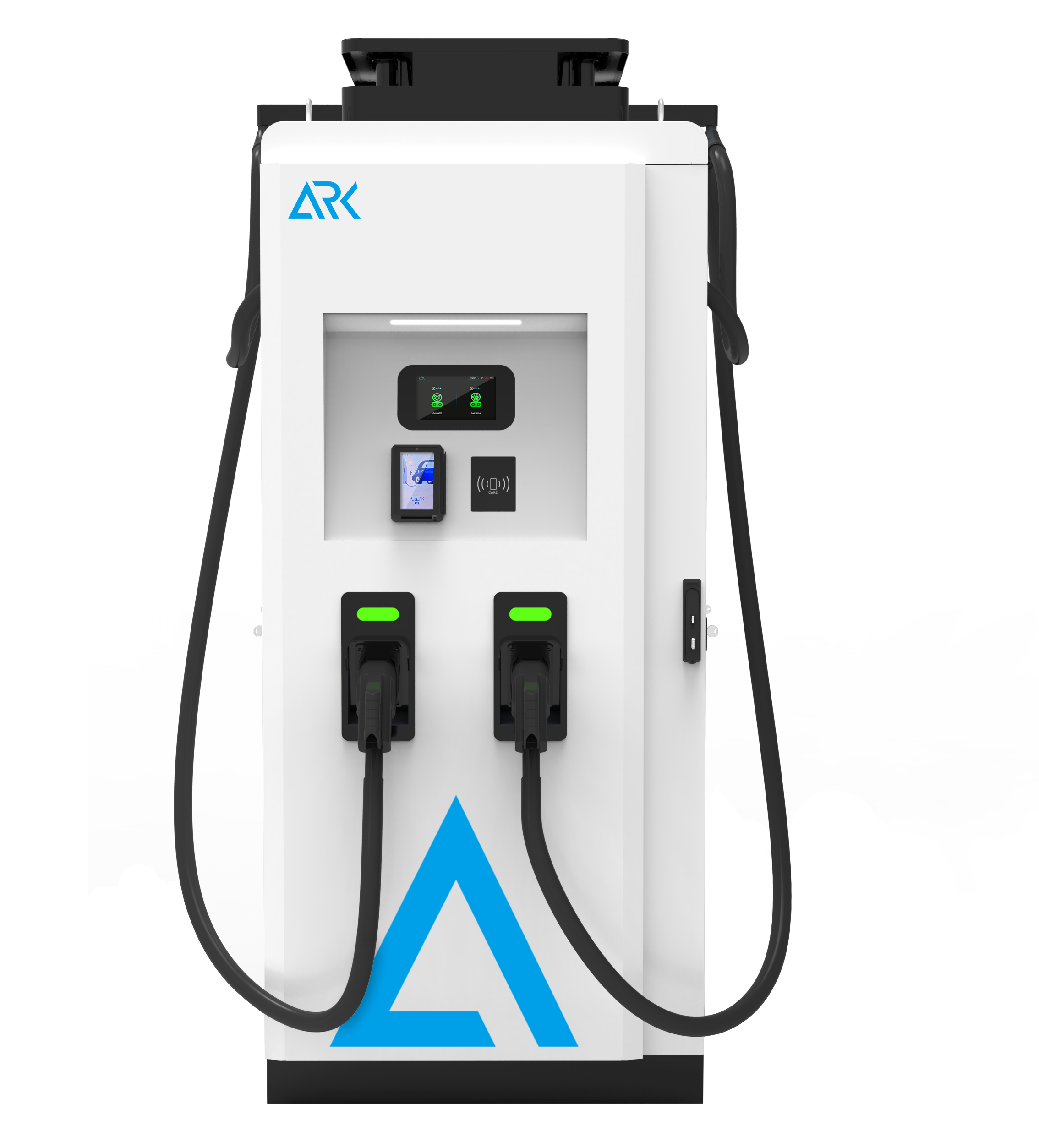  ARK 400KW double CCS-2 DC Fast Charger OCPP 1.6J, CE multilingue Certifié pour l'Europe